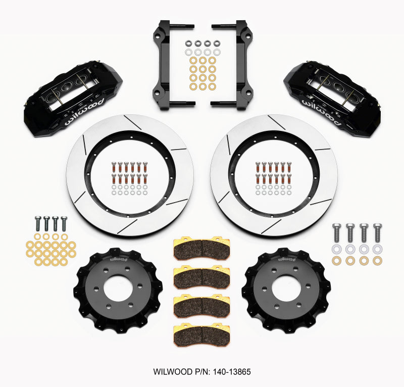 Wilwood TX6R Front Kit 15.50in Black 2010-Up Ford F150 (6 lug) Wilwood