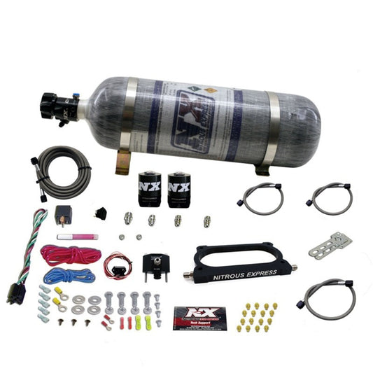 Nitrous Express 07-14 Ford Mustang GT500 Nitrous Plate Kit (50-250HP) w/Composite Bottle Nitrous Express