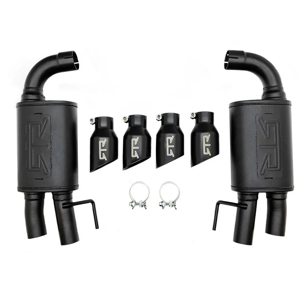 RTR AXLE-BACK EXHAUST (18-23 MUSTANG GT, W/O ACTIVE EXHAUST) Hellhorse Performance®