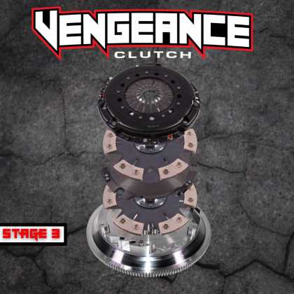 Vengeance Stage 3 Clutch S550 Six Puck Ceramic Twin Disc (2015-2020 Shelby GT350 / R) - DM3-07-05 Hellhorse Performance®