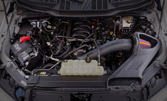 K&N 15-20 Ford F150 V8-5.0 L Performance Air Intake System K&N Engineering
