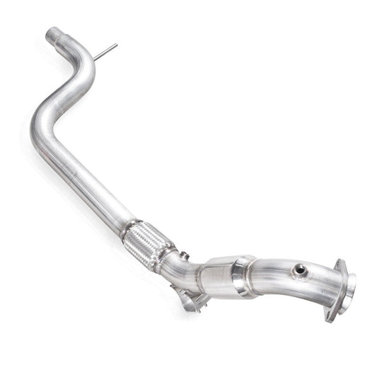 Stainless Works 2015-16 Mustang Downpipe 3in High-Flow Cats Factory Connection Stainless Works
