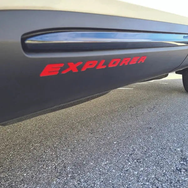 2020-2023 Ford Explorer Door Insert Letters with Adhesive Backing - UPR Products UPR Products