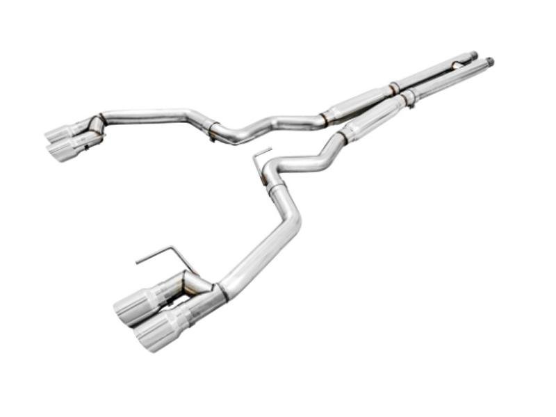 AWE Tuning 2018+ Ford Mustang GT (S550) Cat-back Exhaust - Track Edition Hellhorse Performance