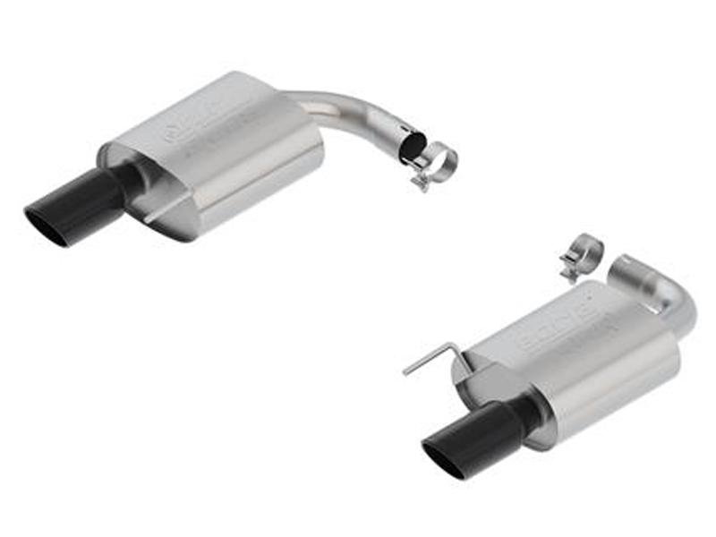 Borla Atak S Rear Section 15-17 Ford Mustang GT 5.0L V8 MT/AT 2.5in pipe 4in tip Hellhorse Performance