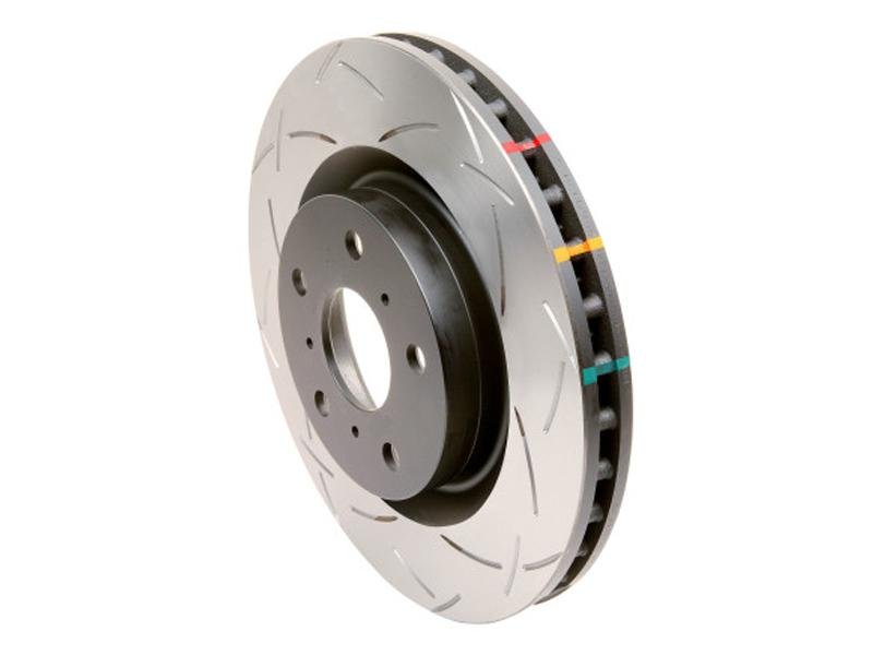 DBA 05-13 Ford Mustang GT/V6 Rear Slotted 4000 Series Rotor Hellhorse Performance