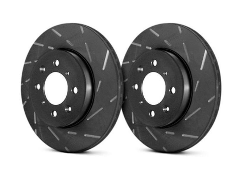 EBC 2015+ Ford Mustang (6th Gen) 2.3L Turbo (Performance Package) USR Slotted Rear Rotors Hellhorse Performance®