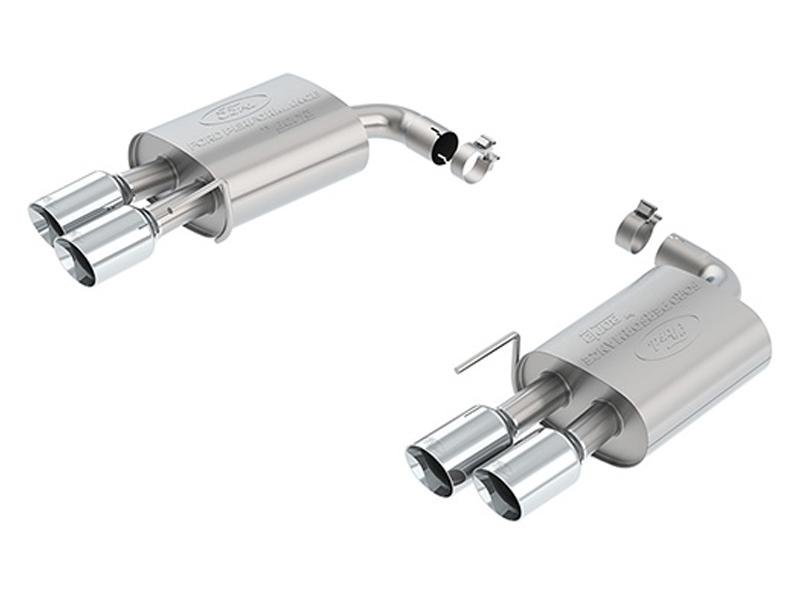 Ford Racing 2018 Mustang GT 5.0L Extreme Muffler Kit - Chrome Tips Hellhorse Performance®