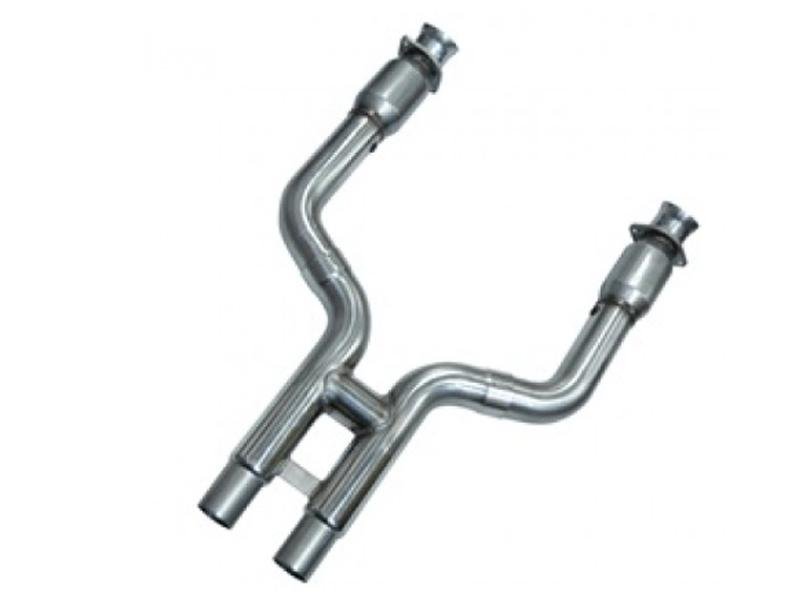 Kooks 11-14 Ford Mustang GT 5.0L 4V 3in x 2 3/4in OEM Cat H Pipe Kooks HDR Req Hellhorse Performance