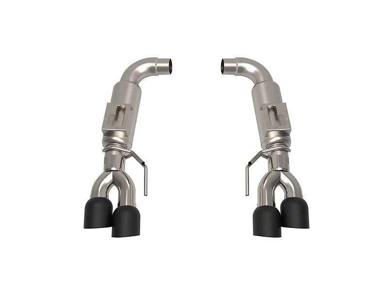 Kooks 2018+ Mustang 5.0L 4V OEM x 3in Axle-Back Exh w/3in Round Race Mufflers 4in Black Quad Tips Hellhorse Performance