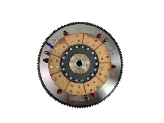 Lethal Performance LPXHD Twin Disc Clutch Kit - 8 Bolt Aluminum Flywheel, 26 Spline, 1,000 HP (2007-2009 Shelby GT500) Hellhorse Performance®