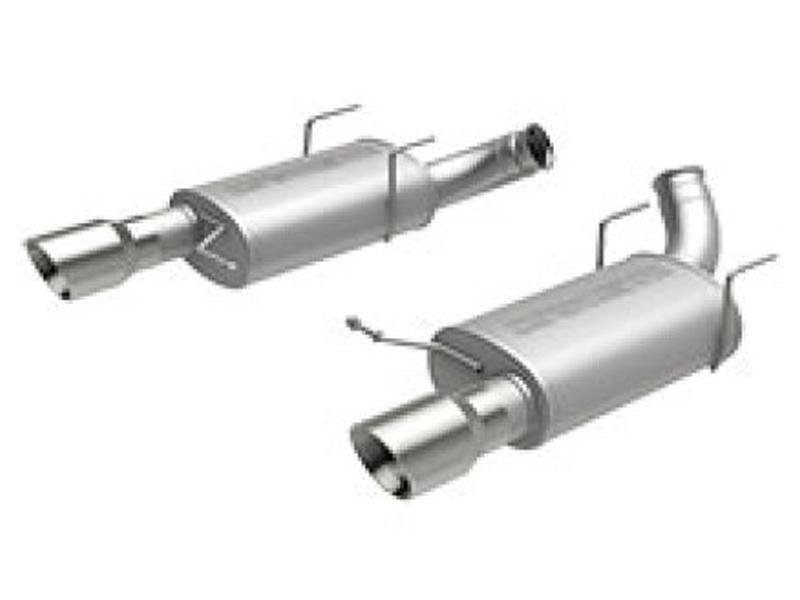 MagnaFlow 13 Ford Mustang Dual Split Rear Exit Stainless Cat Back Performance Exhaust (Street) Hellhorse Performance
