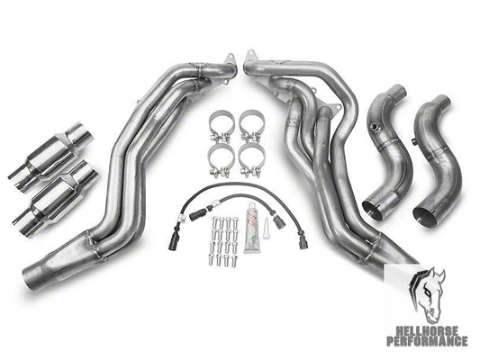 Stainless Works 1-7/8 in. Long Tube Catted Headers (15-17 GT) Hellhorse Performance