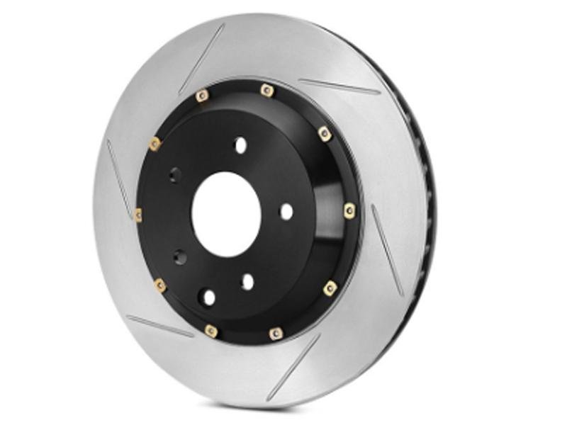 StopTech 2015 Ford Mustang GT w/ Brembo AeroRotor Direct Replacement 2pcs Slotted Leftt Front Rotor Hellhorse Performance