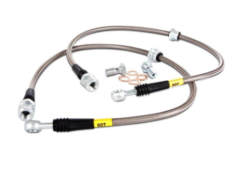 StopTech Stainless Steel Front Brake Lines 2015 Ford Mustang Base/V6/GT w/ 320mm & 352mm Front Discs Hellhorse Performance