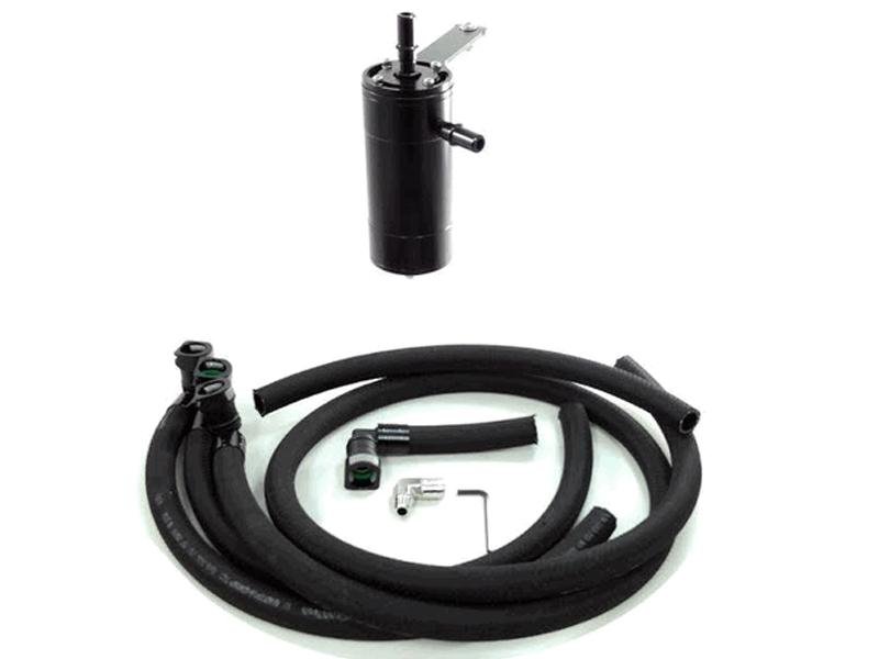 UPR Products Catch Can Procharger Dual Valve Black (15-19 Mustang GT) Hellhorse Performance®