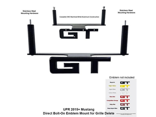 UPR Products Front Mounting Bracket Emblem (15-19 Mustang) Hellhorse Performance®