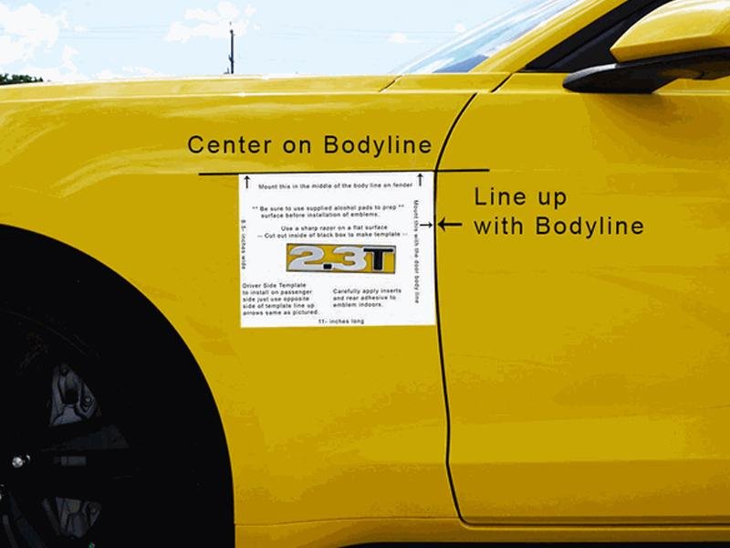 UPR Products Mustang 2.3t Billet Emblem (15-17 Mustang Ecoboost) Hellhorse Performance®