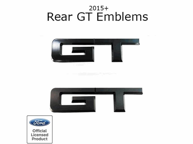 UPR Products Mustang GT Rear Emblem Gloss Black (15-17 Mustang) Hellhorse Performance®