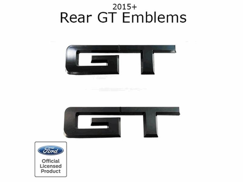 UPR Products Mustang GT Rear Emblem Matte Black (15-17 Mustang) Hellhorse Performance®