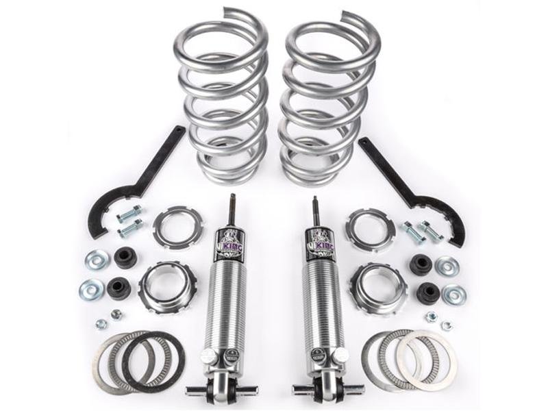 Viking Front Strut Street Double Adjustable Coil Over Kit Warrior 0-2" Lowered Smaluminuml Block (2005-14 Mustang) Hellhorse Performance®