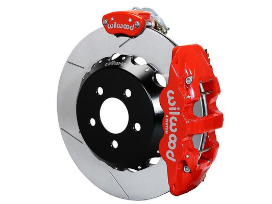 Wilwood AERO4 / MC4 Rear Kit 14.00 2015-Up Mustang w/Lines & Cables Hellhorse Performance