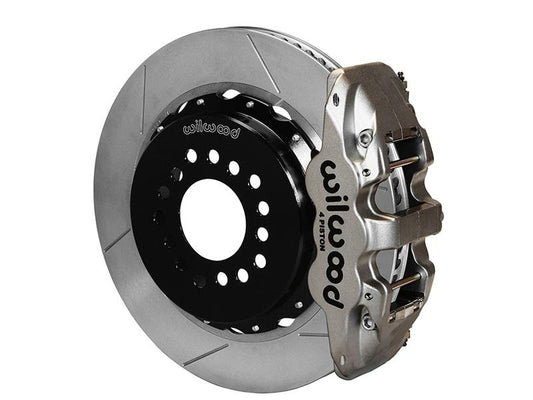 Wilwood AERO4 Rear Kit 14.00 2005-2014 Mustang w/ BMR Suspn. w/Lines Hellhorse Performance