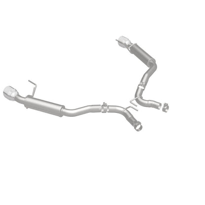 MagnaFlow Axle Back, SS, 2.5in, Competition, Dual Split Polish 4.5in Tip 2015 Ford Mustang Ecoboost Magnaflow