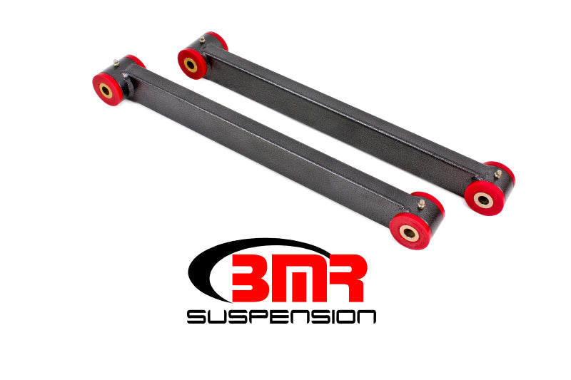 BMR 05-14 S197 Mustang Non-Adj. Boxed Lower Control Arms (Polyurethane) - Black Hammertone BMR Suspension