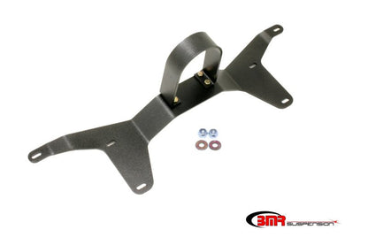 BMR 05-14 S197 Mustang Rear Tunnel Brace w/ Rear Driveshaft Safety Loop - Black Hammertone BMR Suspension