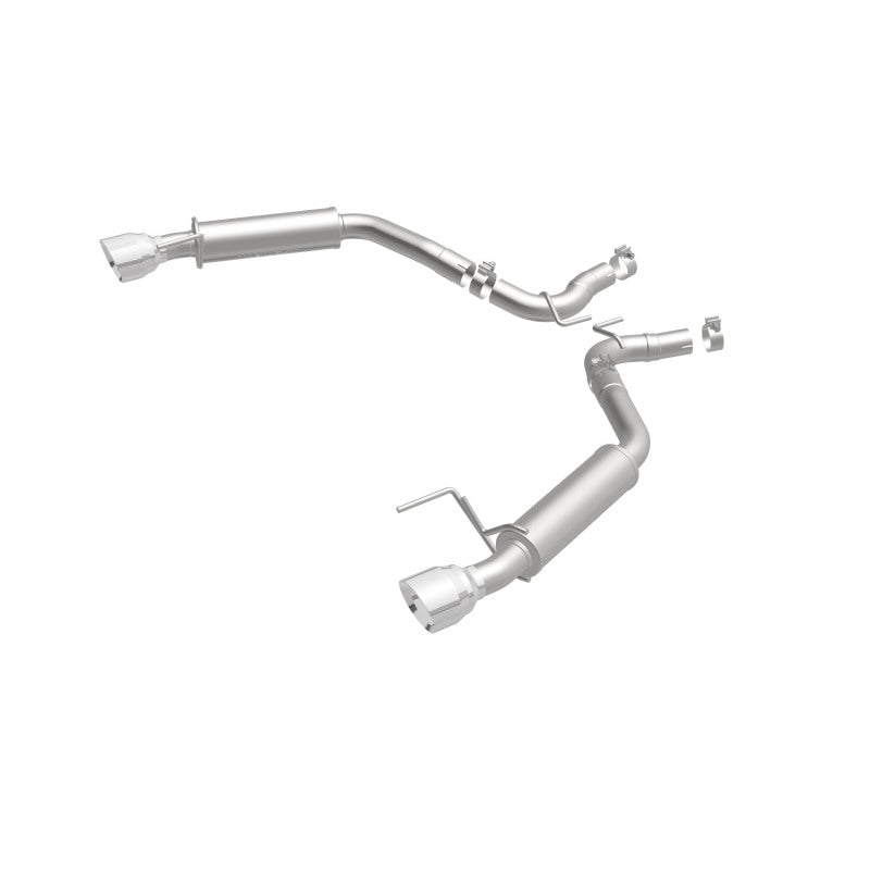 MagnaFlow Axle Back, SS, 2.5in, Competition, Dual Split Polish 4.5in Tip 2015 Ford Mustang Ecoboost Magnaflow