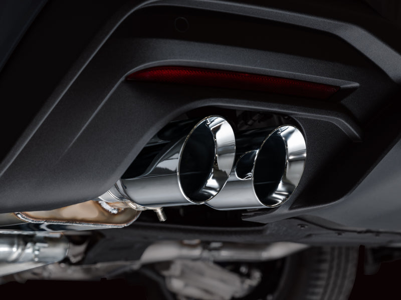 AWE 2024 Ford Mustang GT Fastback S650 RWD SwitchPath Catback Exhaust w/ Quad Chrome Silver Tips AWE Tuning