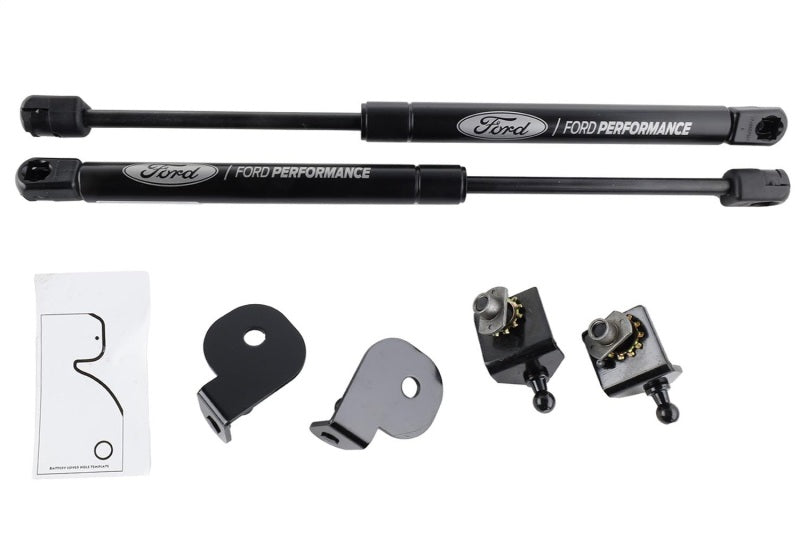 Ford Racing 15-23 Ford Mustang Hood Lift Kit w/Laser Engraving Ford Logo (Excl GT350/GT350R) Ford Racing