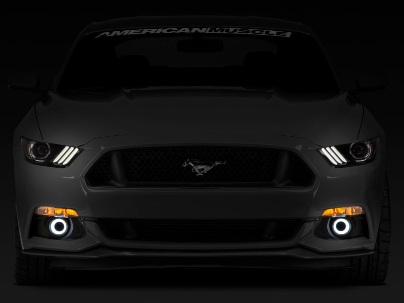 Raxiom 15-17 Ford Mustang LED Halo Fog Lights (w/ Factory Fog Lights) Raxiom