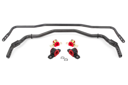BMR 15-22 S550 Mustang Sway Bar Kit with Bushings  Front and Rear Black Hammertone BMR Suspension