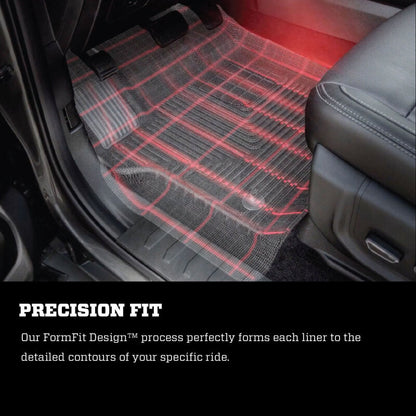 Husky Liners 15-17 Ford F-150 SuperCrew X-Act Contour Black 2nd Seat Floor Liners (Full Coverage) Husky Liners