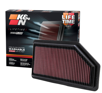 K&N Replacement Air Filter for 11 -12 Honda Odyssey 3.5L V6 K&N Engineering