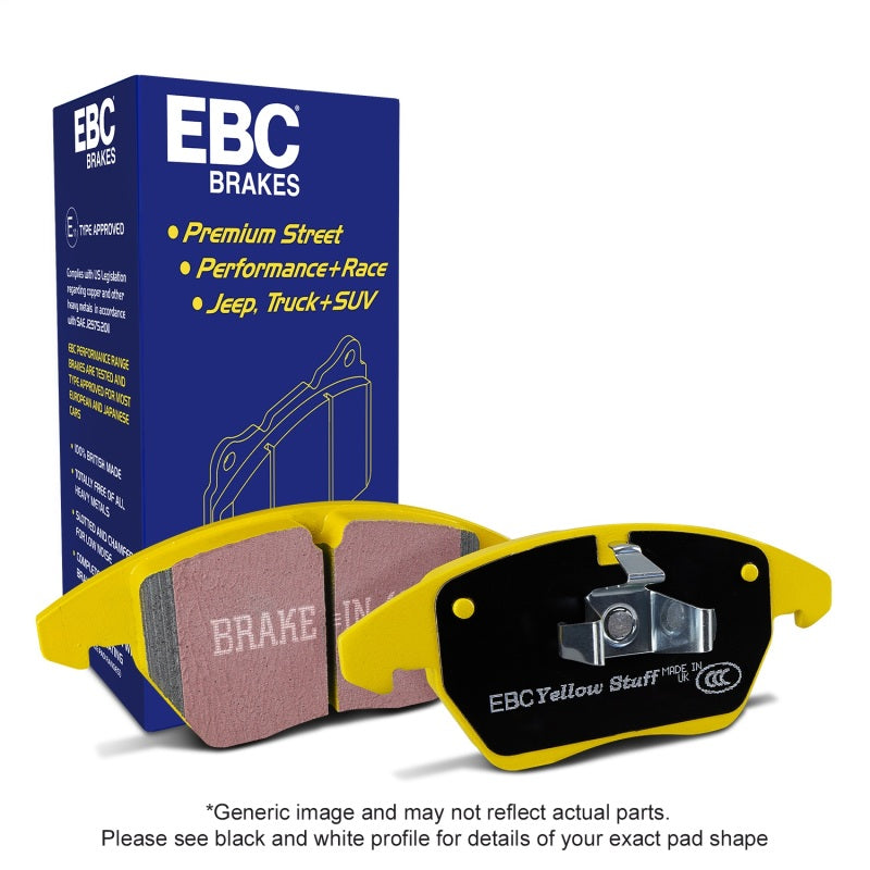 EBC 13-14 Ford Mustang 5.8 Supercharged (GT500) Shelby Yellowstuff Front Brake Pads EBC
