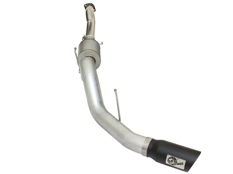 aFe Atlas Exhausts 4in Cat-Back Aluminized Steel Exhaust Sys 2015 Ford F-150 V6 3.5L (tt) Black Tip aFe
