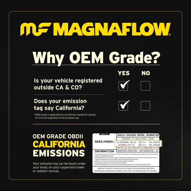 Magnaflow Conv Univ 5.00 C/A 2.5 Spun OEM Magnaflow