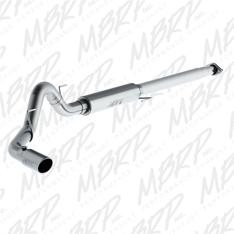 MBRP 2015 Ford F-150 2.7L / 3.5L EcoBoost 4in Cat Back Single Side Alum Exhaust System MBRP