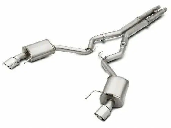 American Racing Headers Mustang 5.0L Coyote 2015-2017 / 2024 Mustang GT Non-Active Catback System - 2-1/2" x 2-1/2", X-Pipe Hellhorse Performance®