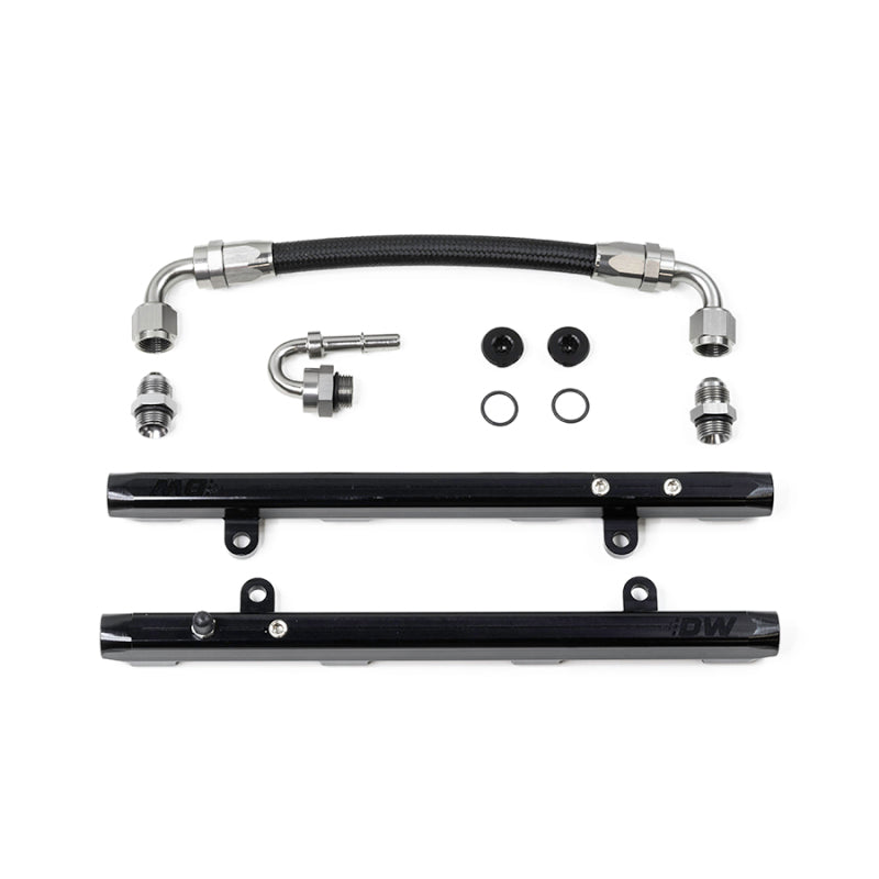 DeatschWerks 11-17 Ford Mustang / F-150 Coyote 5.0 V8 Fuel Rails w/ Crossover DeatschWerks