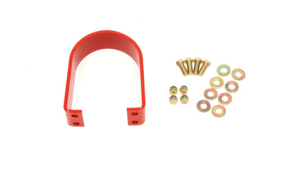BMR 05-14 S197 Mustang BMR Rear Tunnel Brace Loop Upgrade - Red BMR Suspension