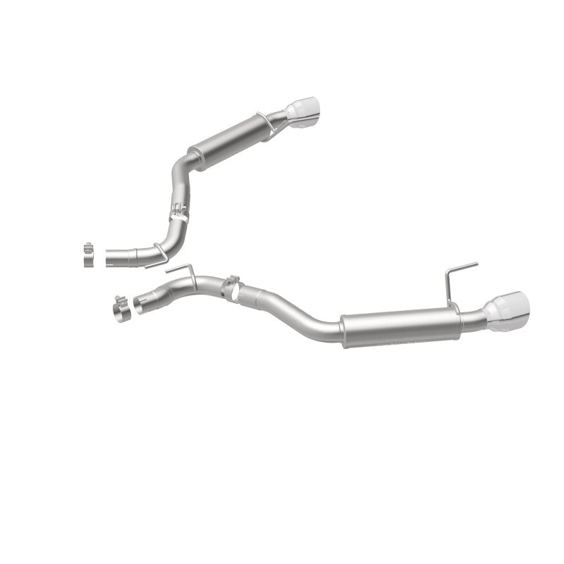 MagnaFlow Axle Back, SS, 2.5in, Competition, Dual Split Polish 4.5in Tip 2015 Ford Mustang Ecoboost Magnaflow