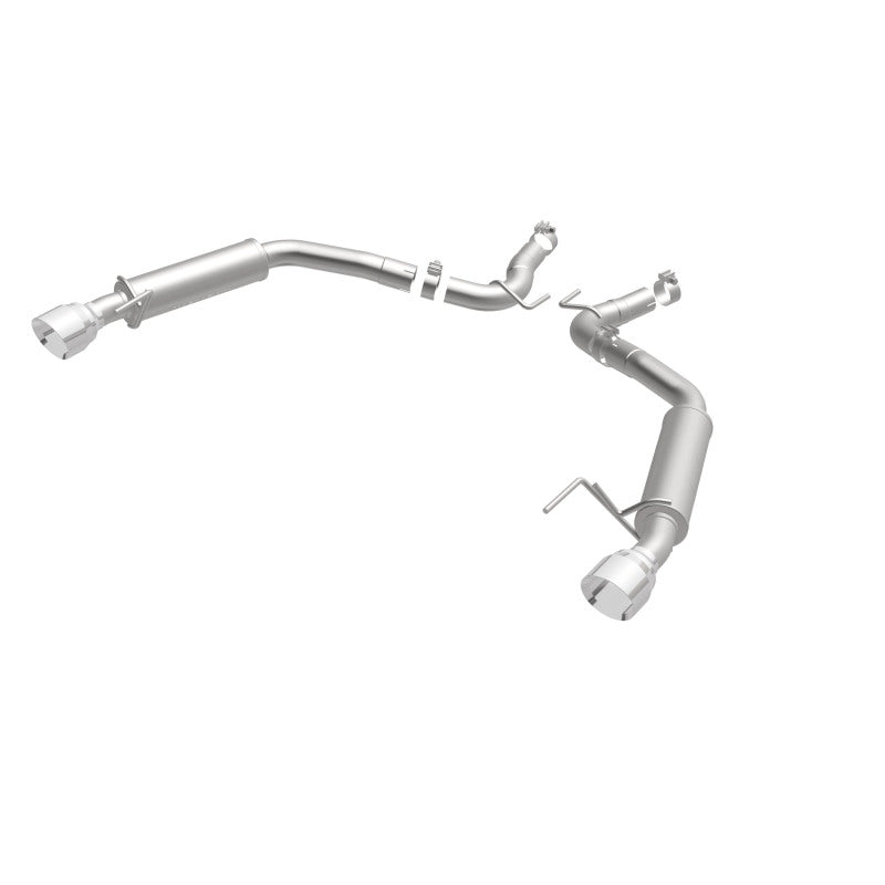 MagnaFlow Axle Back, SS, 2.5in, Competition, Dual Split Polish 4.5in Tip 2015 Ford Mustang Ecoboost Magnaflow