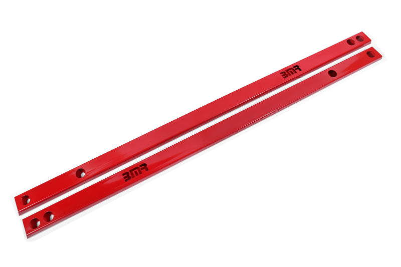 BMR 15-20 S550 Mustang Chassis Jacking Rails (Shorter Tube) - Red BMR Suspension
