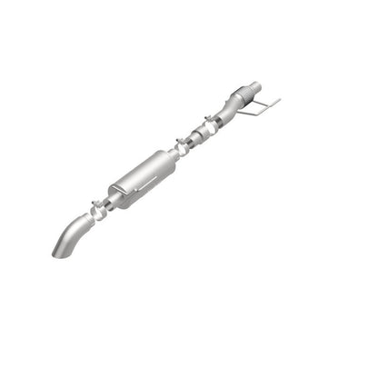 MagnaFlow Cat-Back, SS, 2.5/3in, Turn Down In Front Rear Tire 2015 Ford F150 2.7L V6T Ext Cab Magnaflow