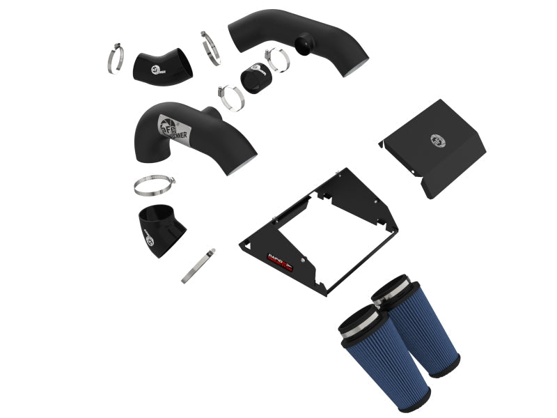 aFe Rapid Induction Pro 5R Cold Air Intake System 21-22 Ford F-150 Raptor V6-3.5L (tt) aFe