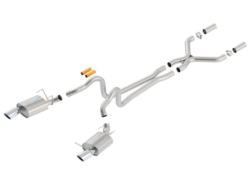 Borla 13-14 Mustang GT/Boss 302 5.0L V8 RWD Single Split Rear Exit ATAK Catback Exhaust Borla